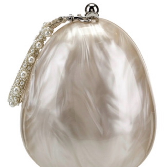 Simone Rocha Handheld Pearl and Perspex Egg Bag - Picture 2 of 9